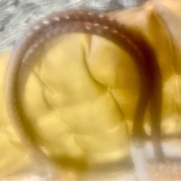 Bag with embroidered colorful flowers and braided brown straps - Picture 4 of 5